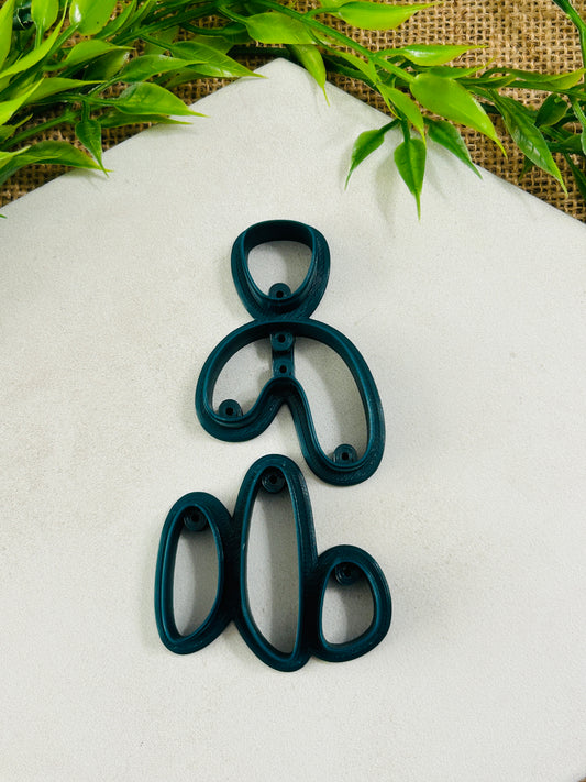 2Pc Lumi Dangle Polymer Clay Cutter Set 3 Sizes Available You Choose