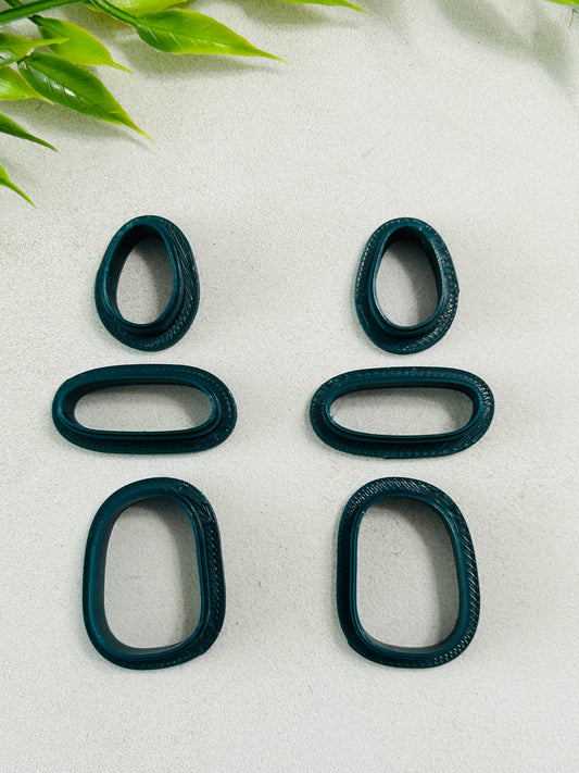 6pc Stacked Pebbles Set 1 Cutter Set Polymer Clay Cutter 11 Sizes You Choose