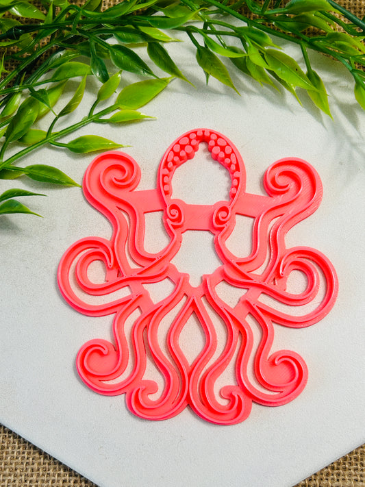 Octopus Texture Stamp For Polymer Clay 5 Sizes Available