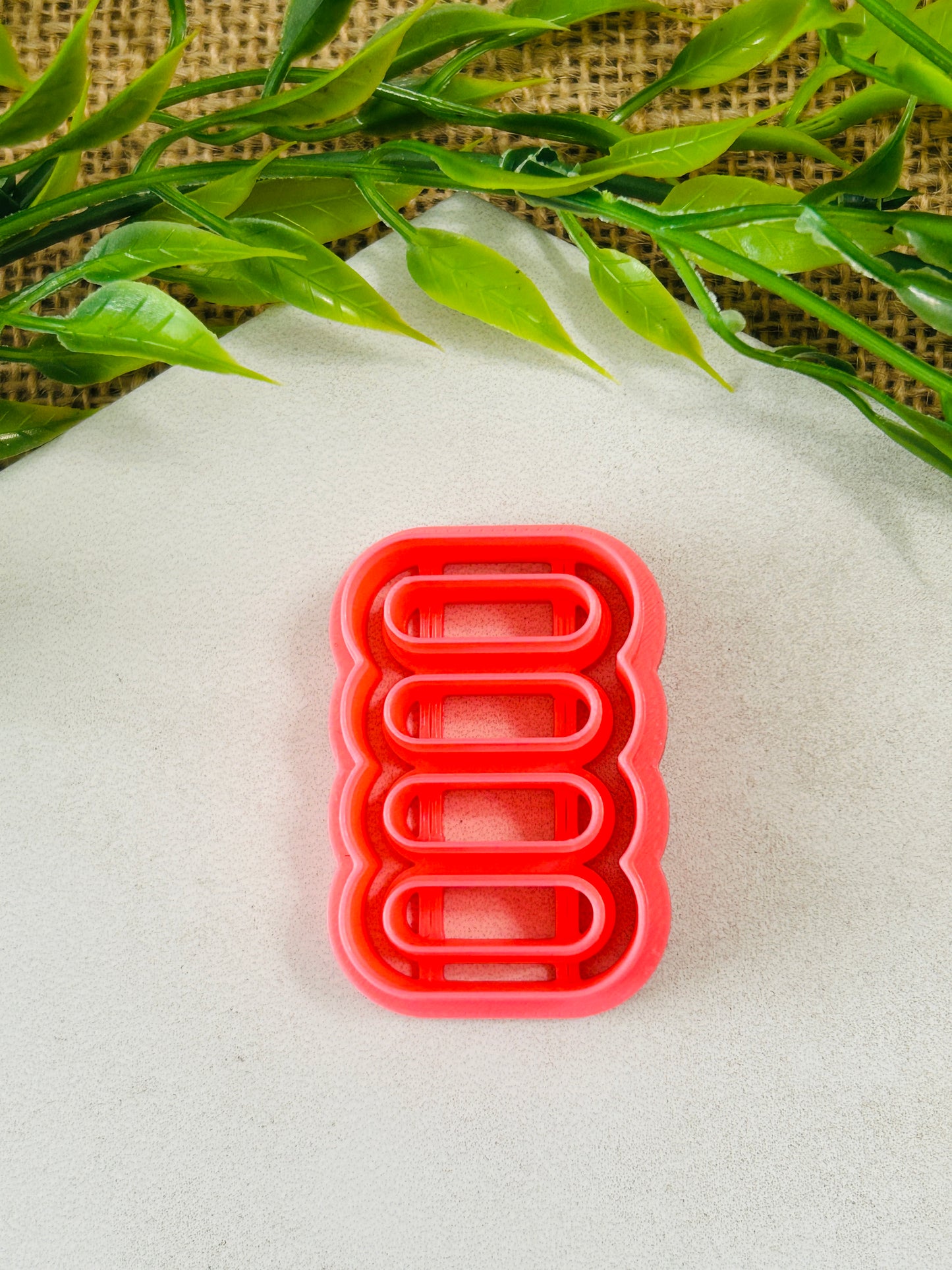 Stacked Rings Cut Out Polymer Clay Cutter 5 Sizes You Choose