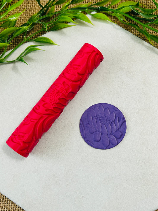 Pond Lily Texture Roller For Polymer Clay
