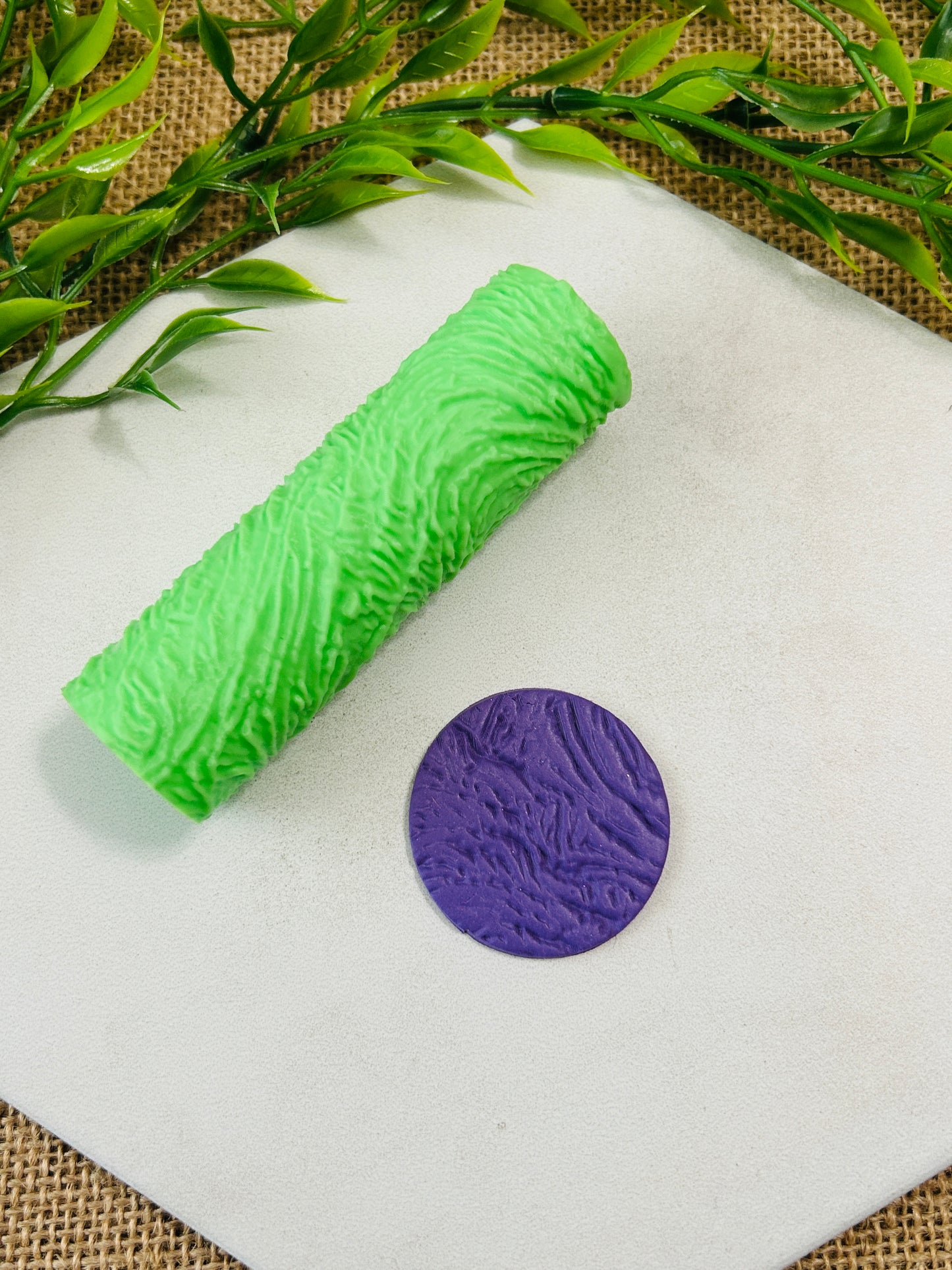 Lava Pattern Texture Roller For Polymer Clay