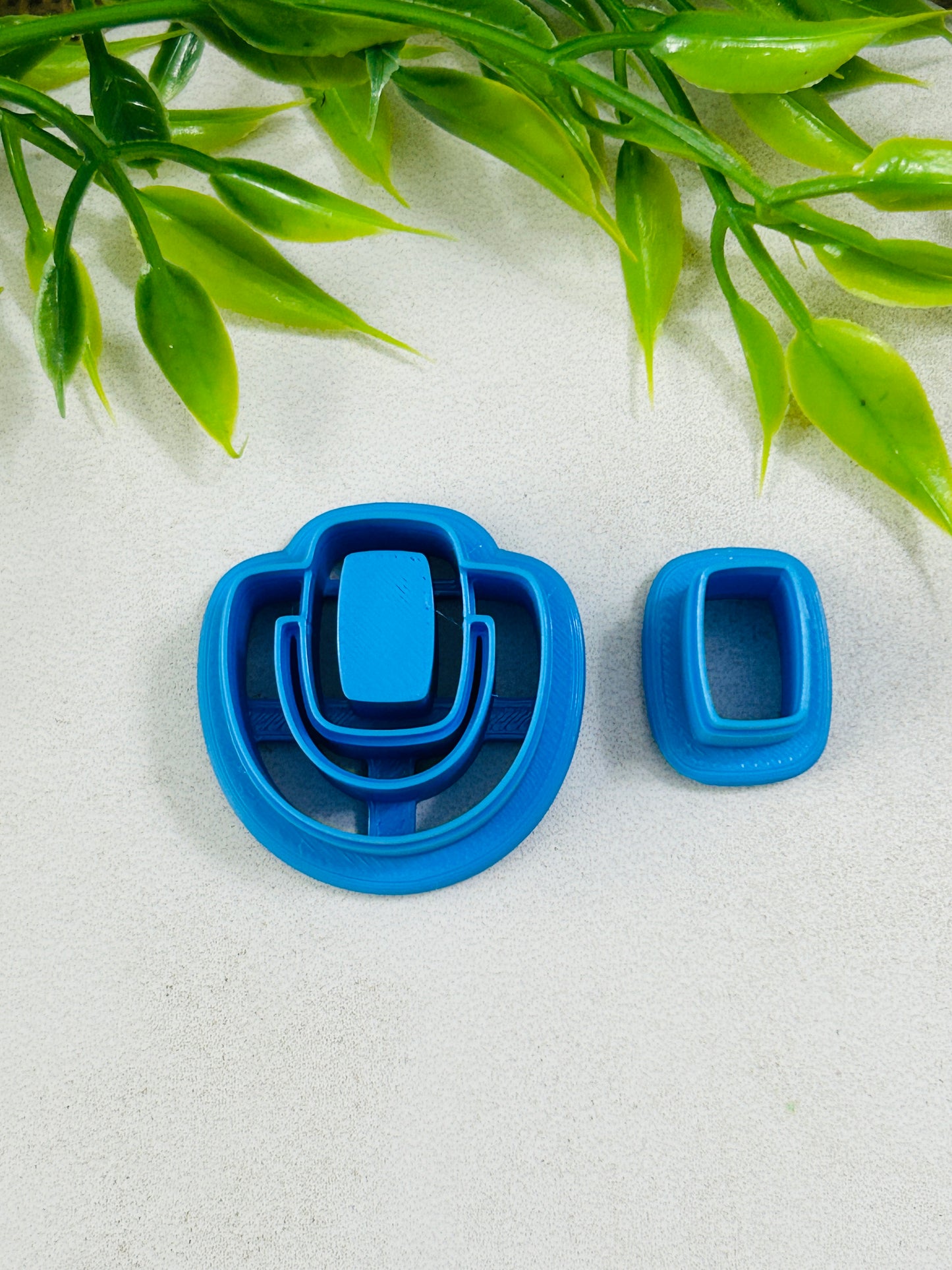 2pc Greti Bezel Macrame Dangle Polymer Clay Cutter Set 3 Sizes Available You Choose