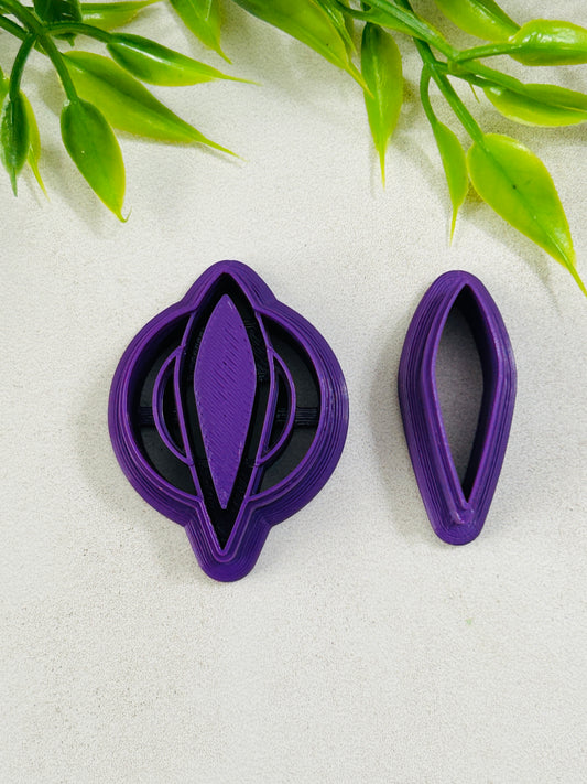 2pc Yrsa Bezel Dangle Polymer Clay Cutter Set 3 Sizes Available You Choose