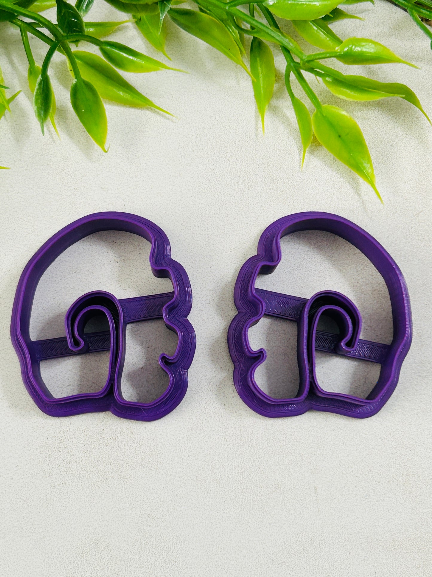 2Pc Abstract 5 Mirrored Polymer Clay Cutter Set 4 Sizes Available You Choose
