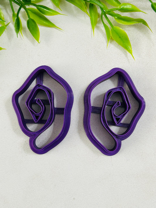 2Pc Spiral Mirrored Polymer Clay Cutter Set 3 Sizes Available You Choose