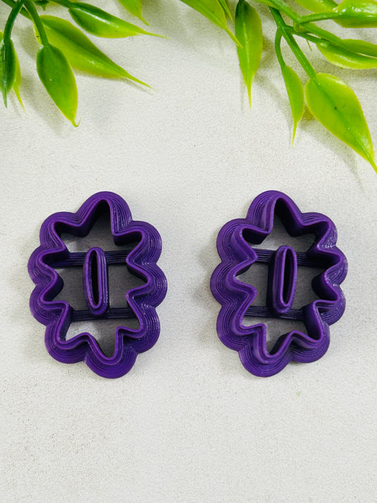 2Pc Splashy Donut Mirrored Polymer Clay Cutter Set 5 Sizes Available You Choose