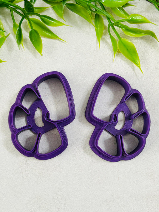 2Pc Abstract 19 Mirrored Polymer Clay Cutter Set 4 Sizes Available You Choose