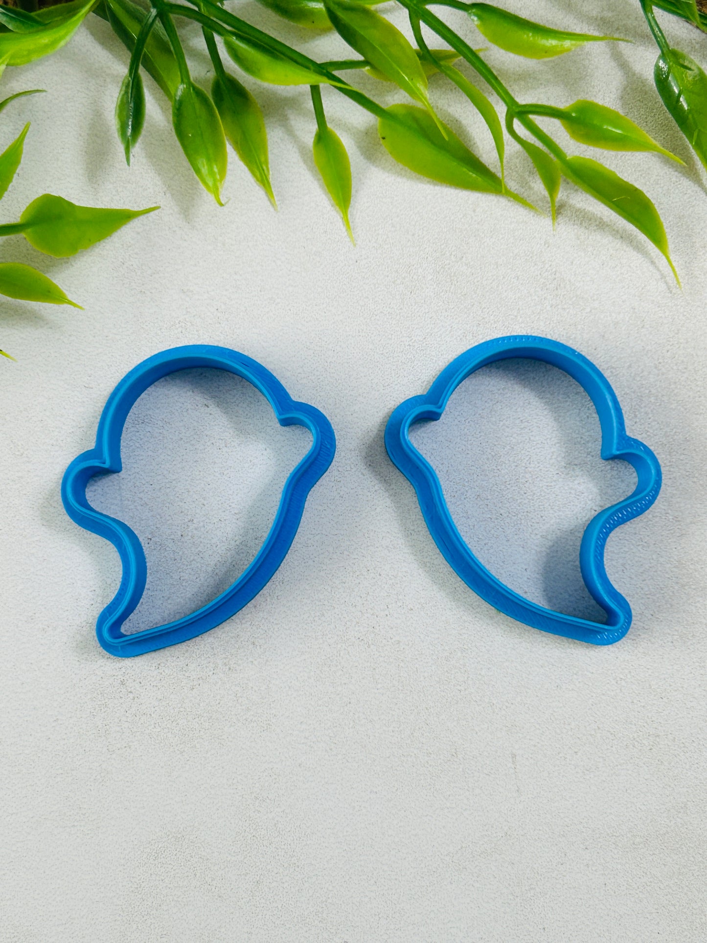 2pc Flying Ghost Outline Cutter Set Polymer Clay Cutter 14 Sizes You Choose