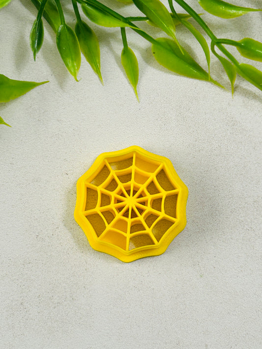 Spiderweb Imprint Polymer Clay Cutter 8 Sizes You Choose