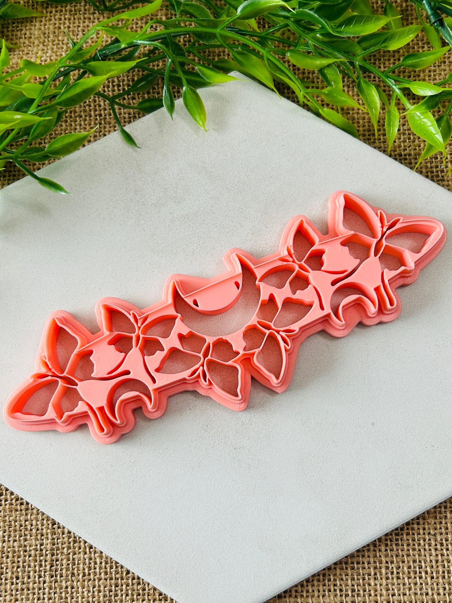 Luna Moth Headband Bracelet or Bookmark Polymer Clay Cutter TPAB