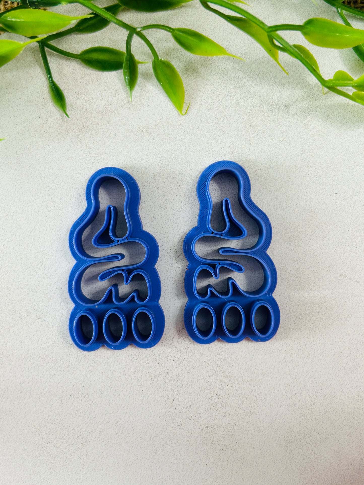 Organic Combo Style 1 Polymer Clay Cutter Set 3 Sizes You Choose