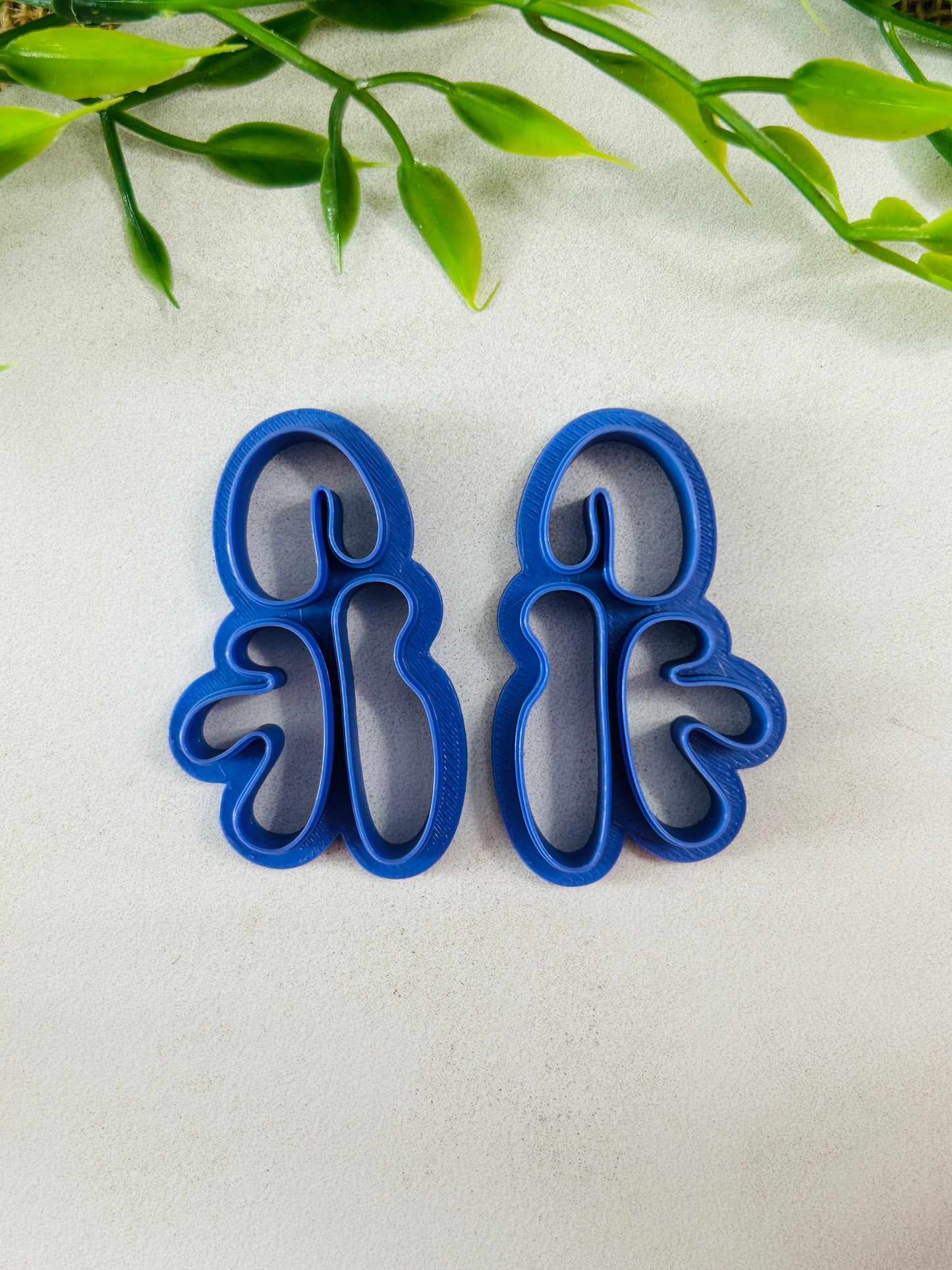 Organic Combo Style 2 Polymer Clay Cutter Set 3 Sizes You Choose
