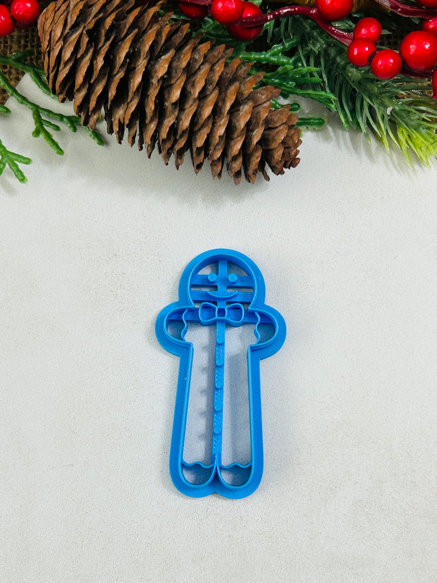 Christmas Hair Barrette Imprint Polymer Clay Cutter 7 Styles YOU CHOOSE