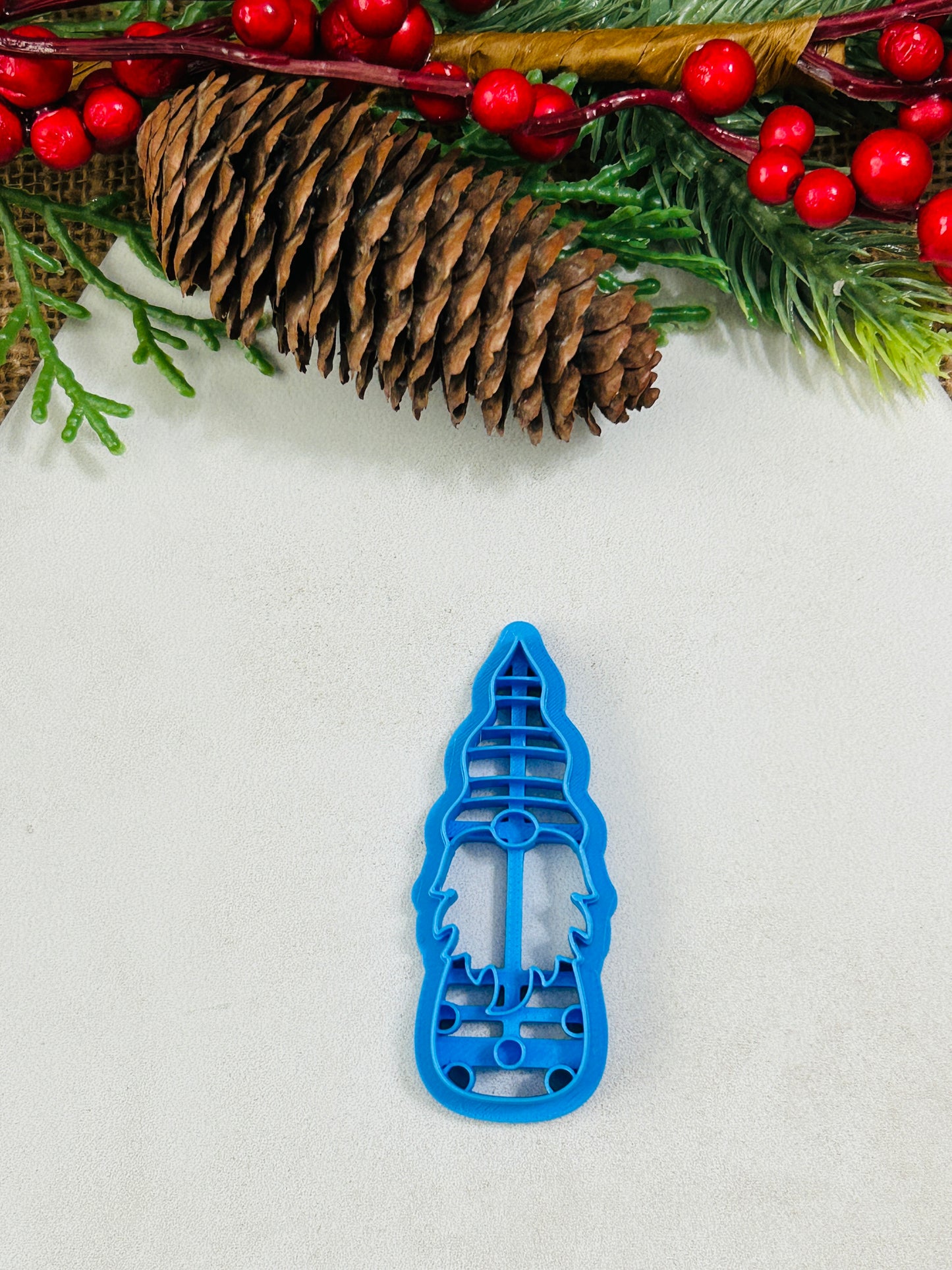 Christmas Hair Barrette Imprint Polymer Clay Cutter 7 Styles YOU CHOOSE