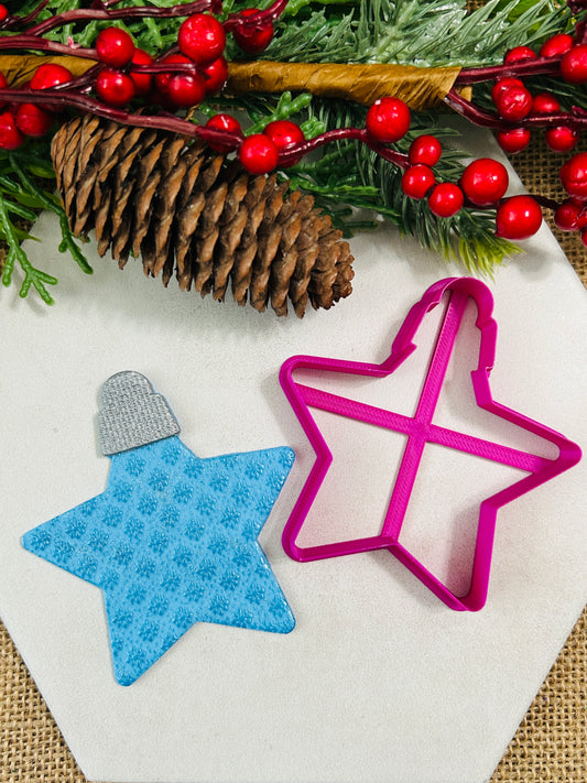 Vintage Bauble Ornament Style 10 Polymer Clay Cutter