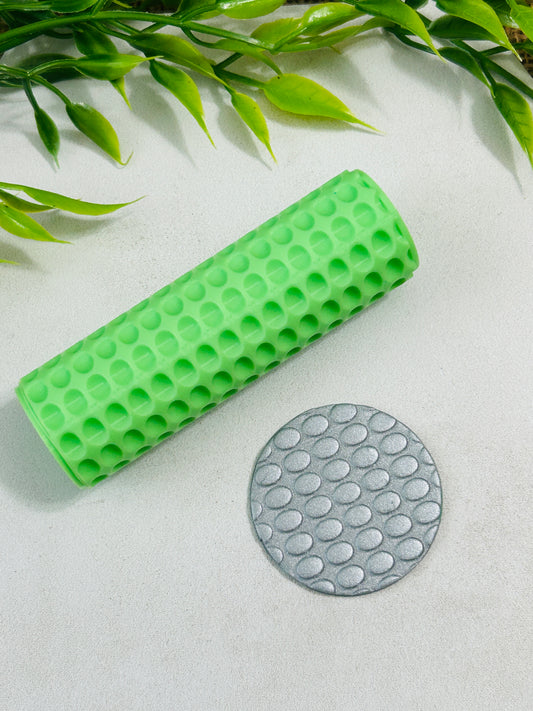 Raised Bubble Dots Pattern Texture Roller For Polymer Clay