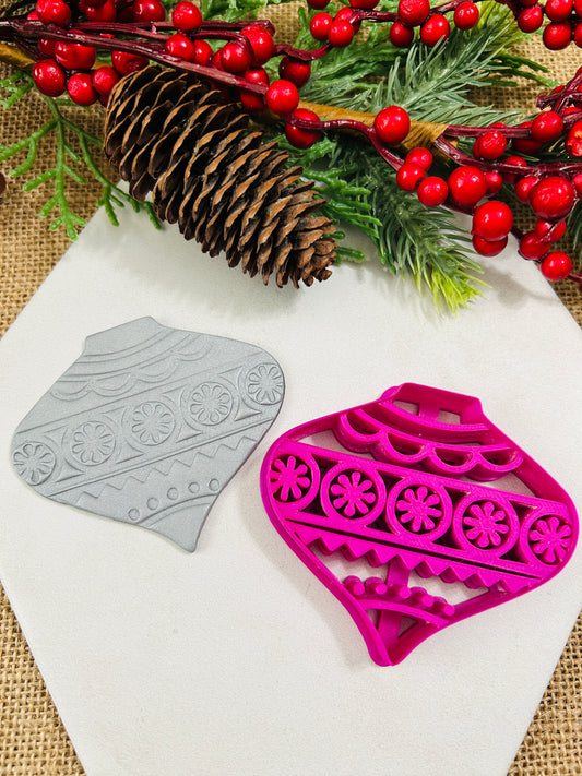 Retro Ornament Style 4 Imprint Polymer Clay Cutter