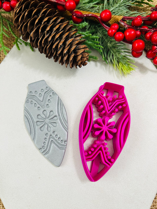 Retro Ornament Style 1 Imprint Polymer Clay Cutter