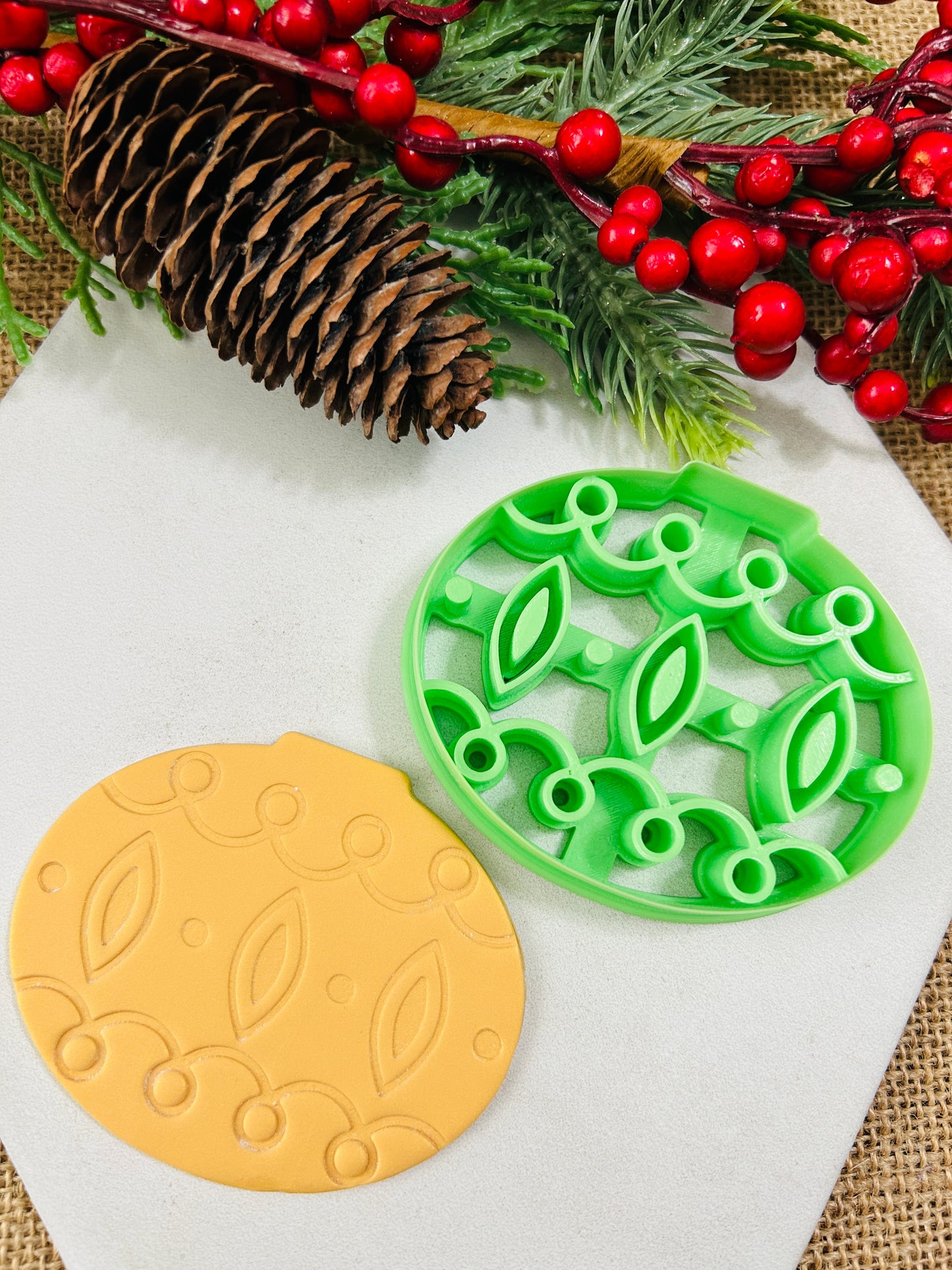 Retro Ornament Style 2 Imprint Polymer Clay Cutter