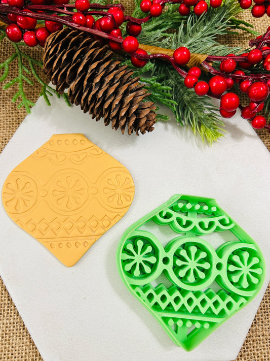 Retro Ornament Style 3 Imprint Polymer Clay Cutter