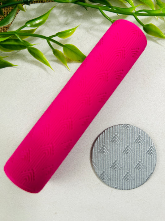 Geometric Pattern Style 5 Texture Roller For Polymer Clay