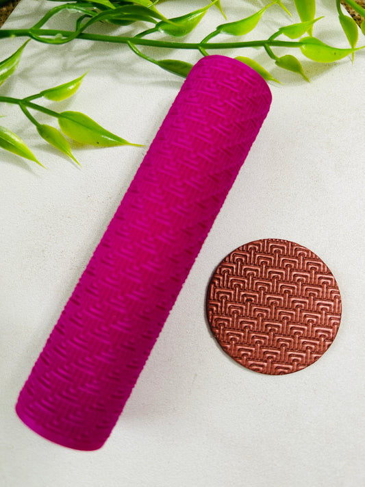 Geometric Pattern Style 3 Texture Roller For Polymer Clay