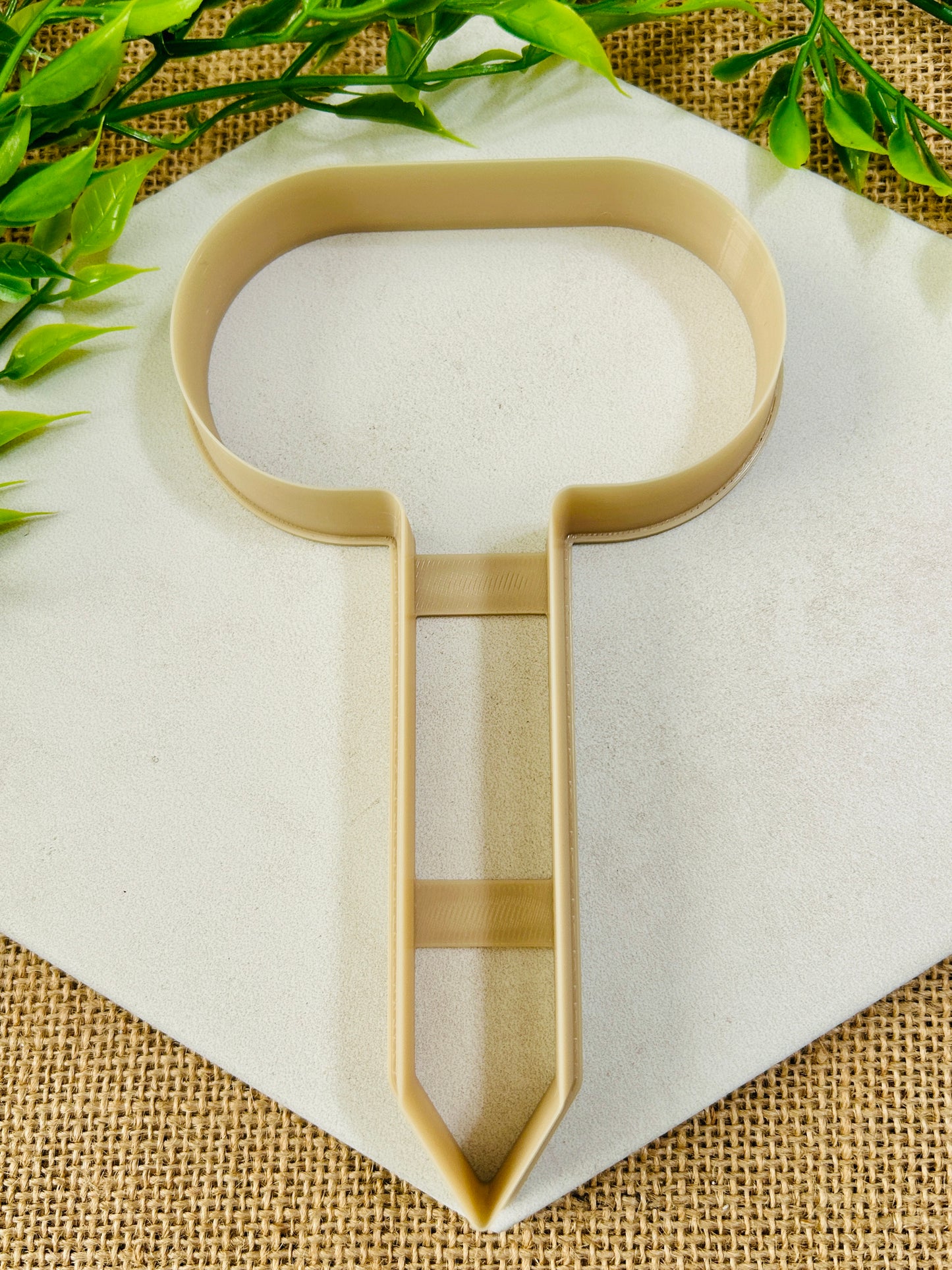Plaque Style Garden Plant Marker Stake Polymer Clay Cutter 9 Sizes YOU CHOOSE