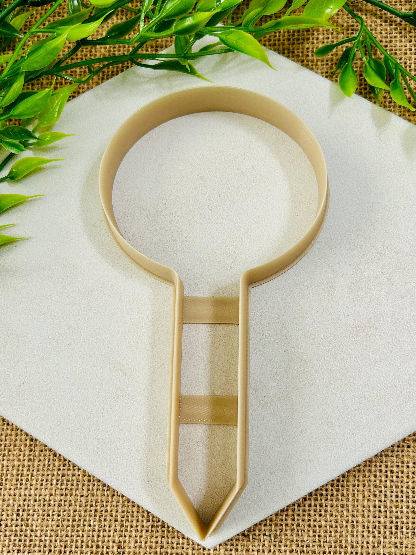 Plaque Style Garden Plant Marker Stake Polymer Clay Cutter 9 Sizes YOU CHOOSE