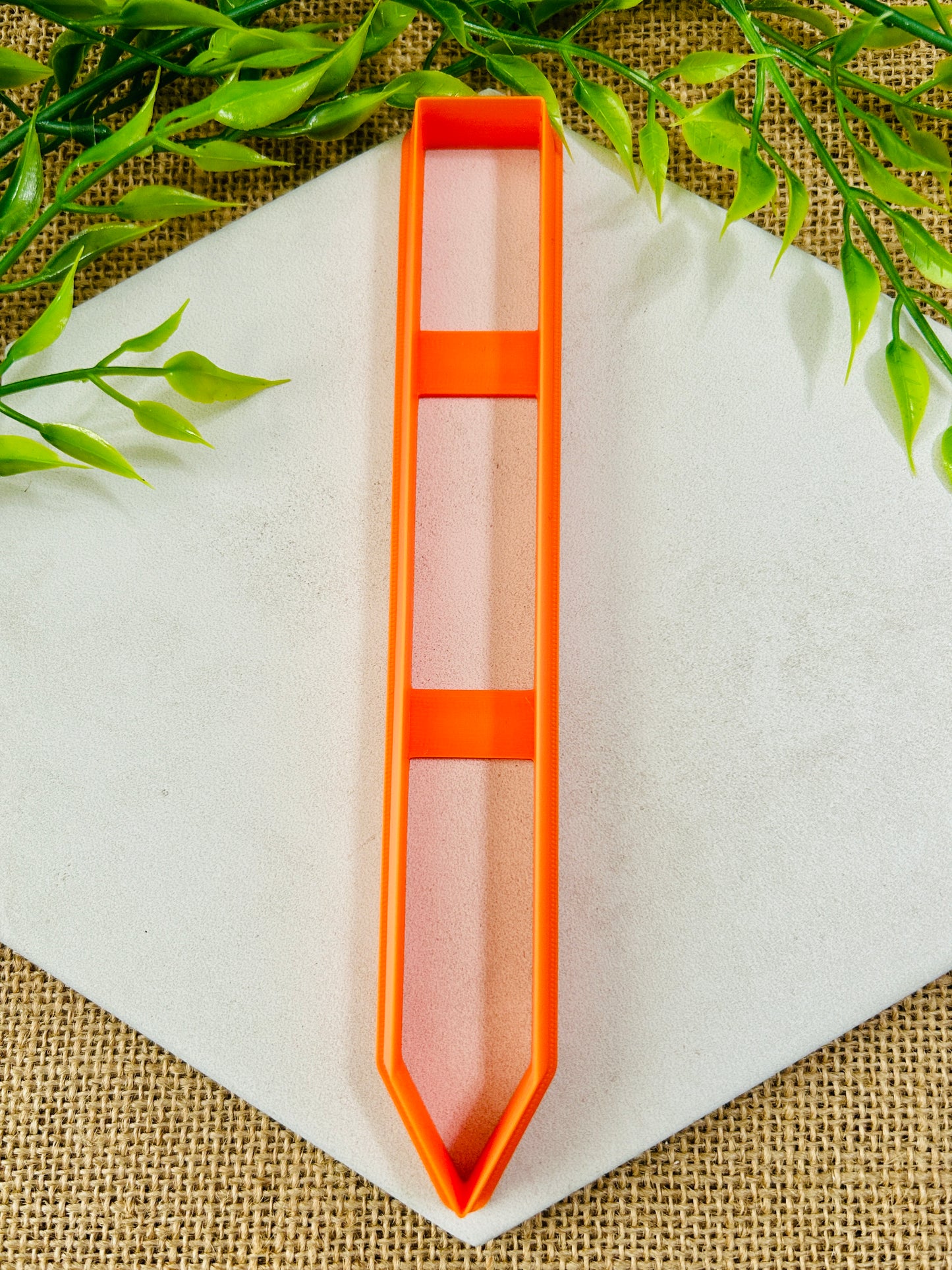 Garden Plant Marker Stake Polymer Clay Cutter 5 Sizes YOU CHOOSE