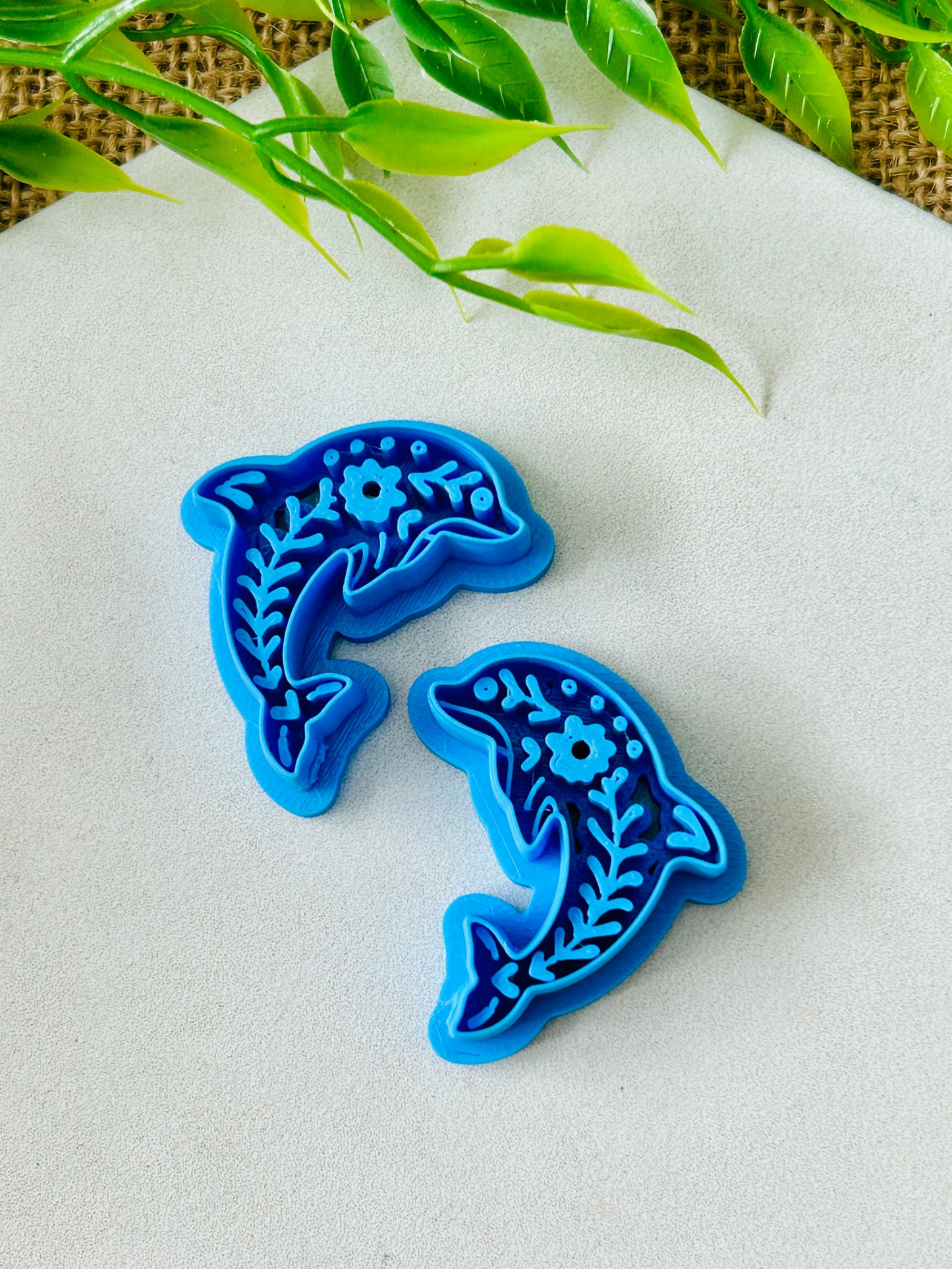 Folksy Floral Ocean Life Imprint Polymer Clay Cutters 14 Styles and 6 Sizes YOU CHOOSE
