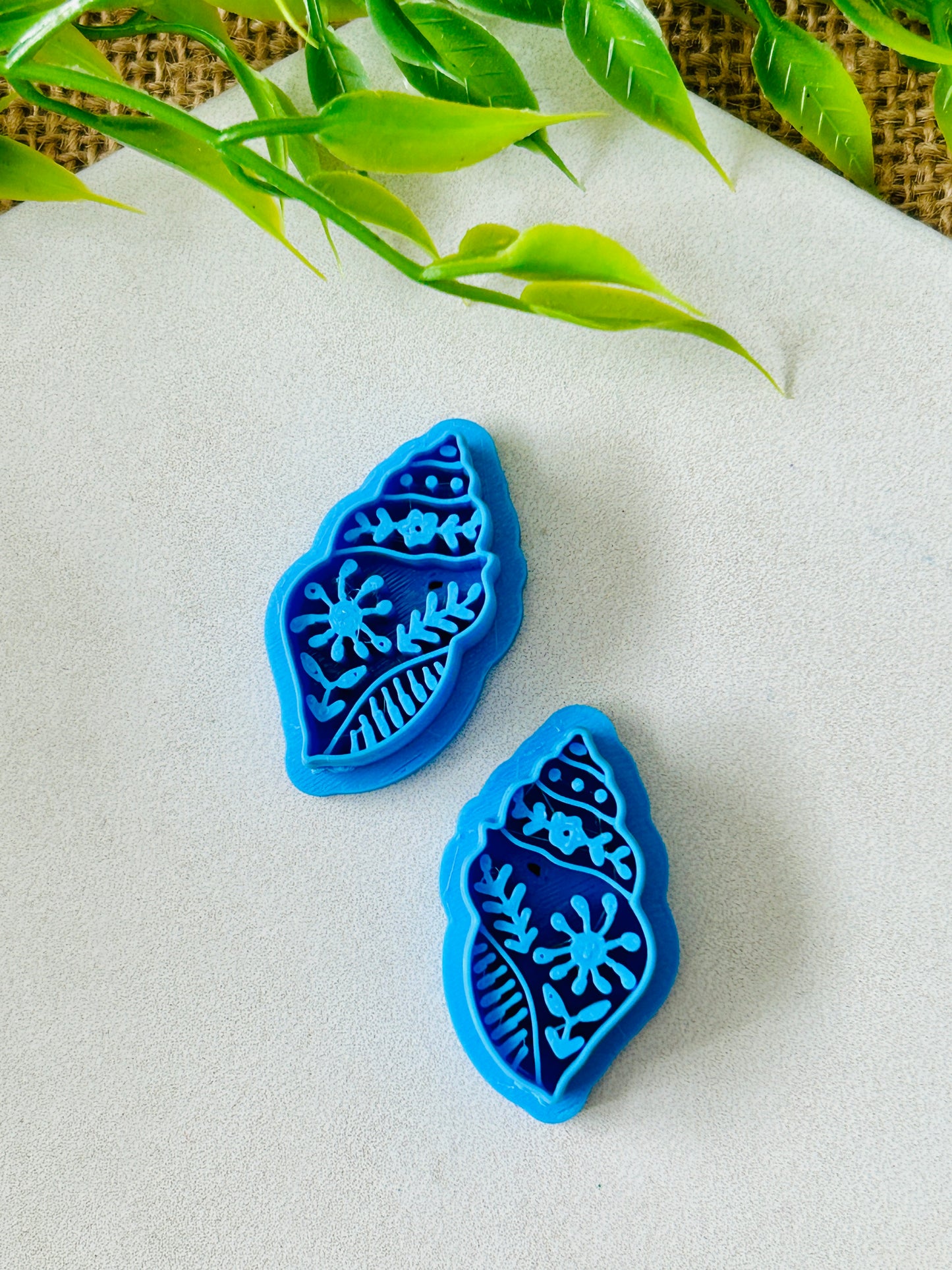 Folksy Floral Ocean Life Imprint Polymer Clay Cutters 14 Styles and 6 Sizes YOU CHOOSE