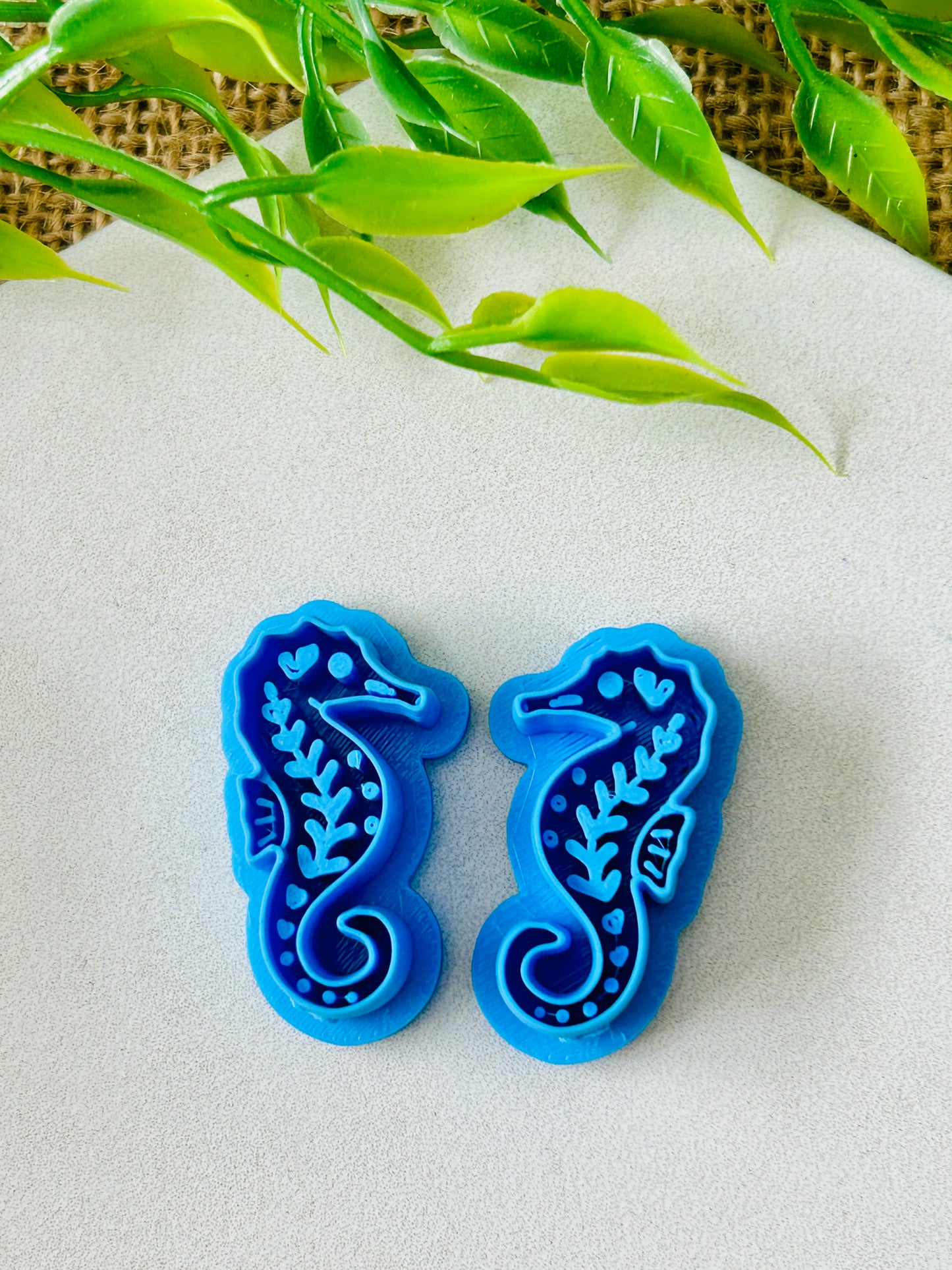 Folksy Floral Ocean Life Imprint Polymer Clay Cutters 14 Styles and 6 Sizes YOU CHOOSE