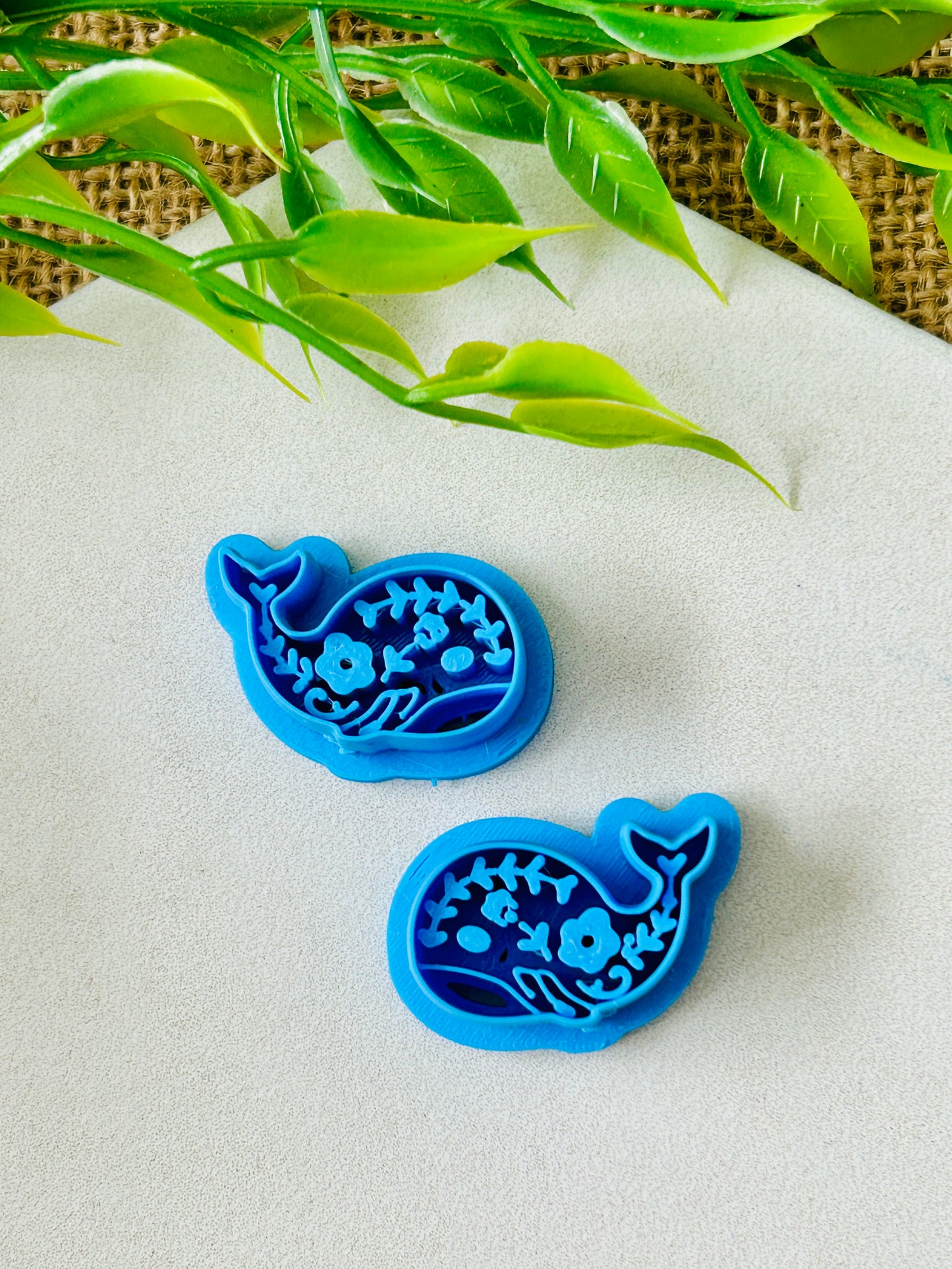Folksy Floral Ocean Life Imprint Polymer Clay Cutters 14 Styles and 6 Sizes YOU CHOOSE
