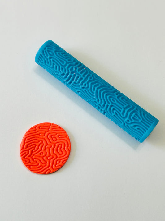 Coral Pattern Texture Roller For Polymer Clay