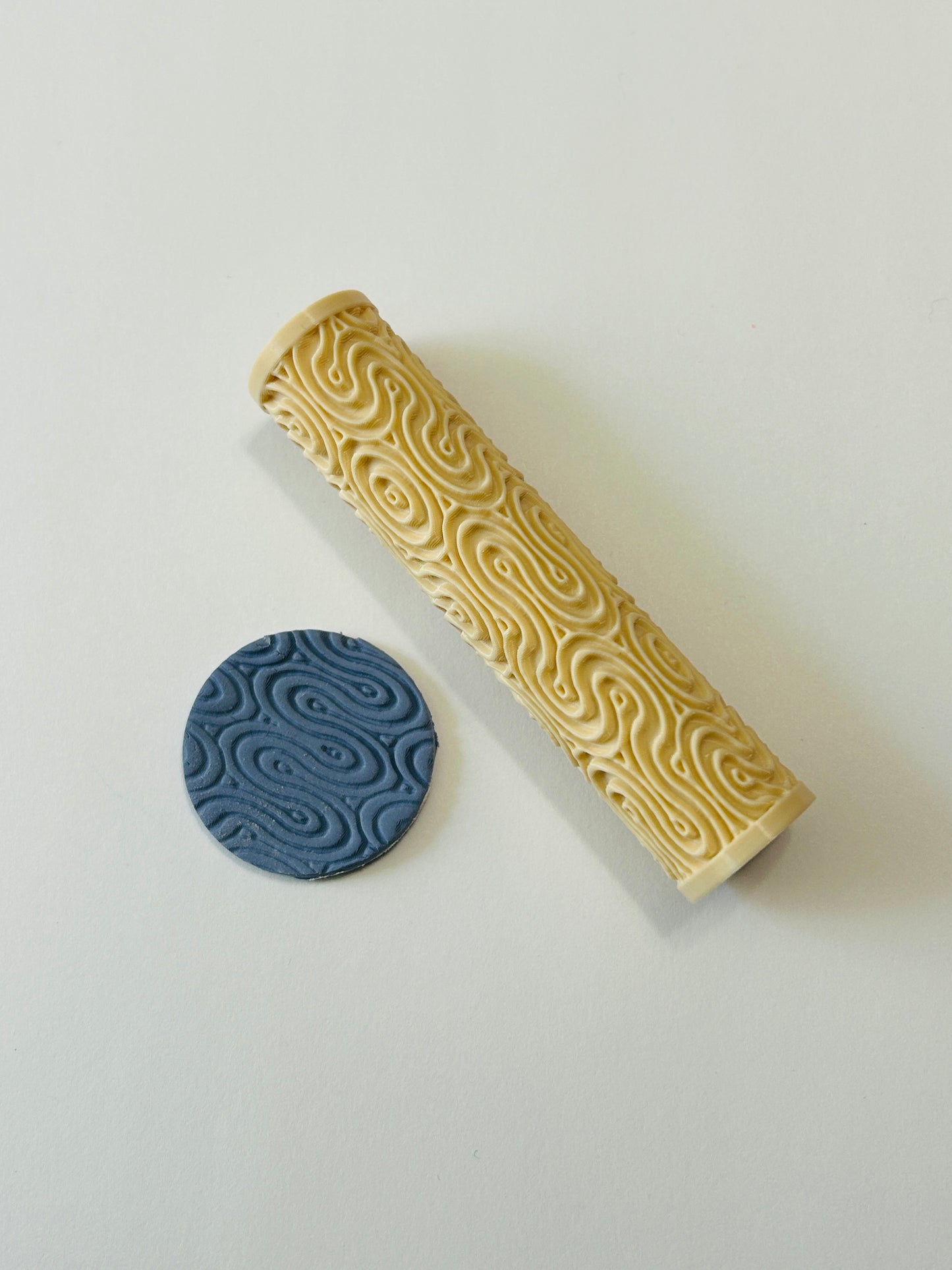 Groovy Lines Texture Roller For Polymer Clay