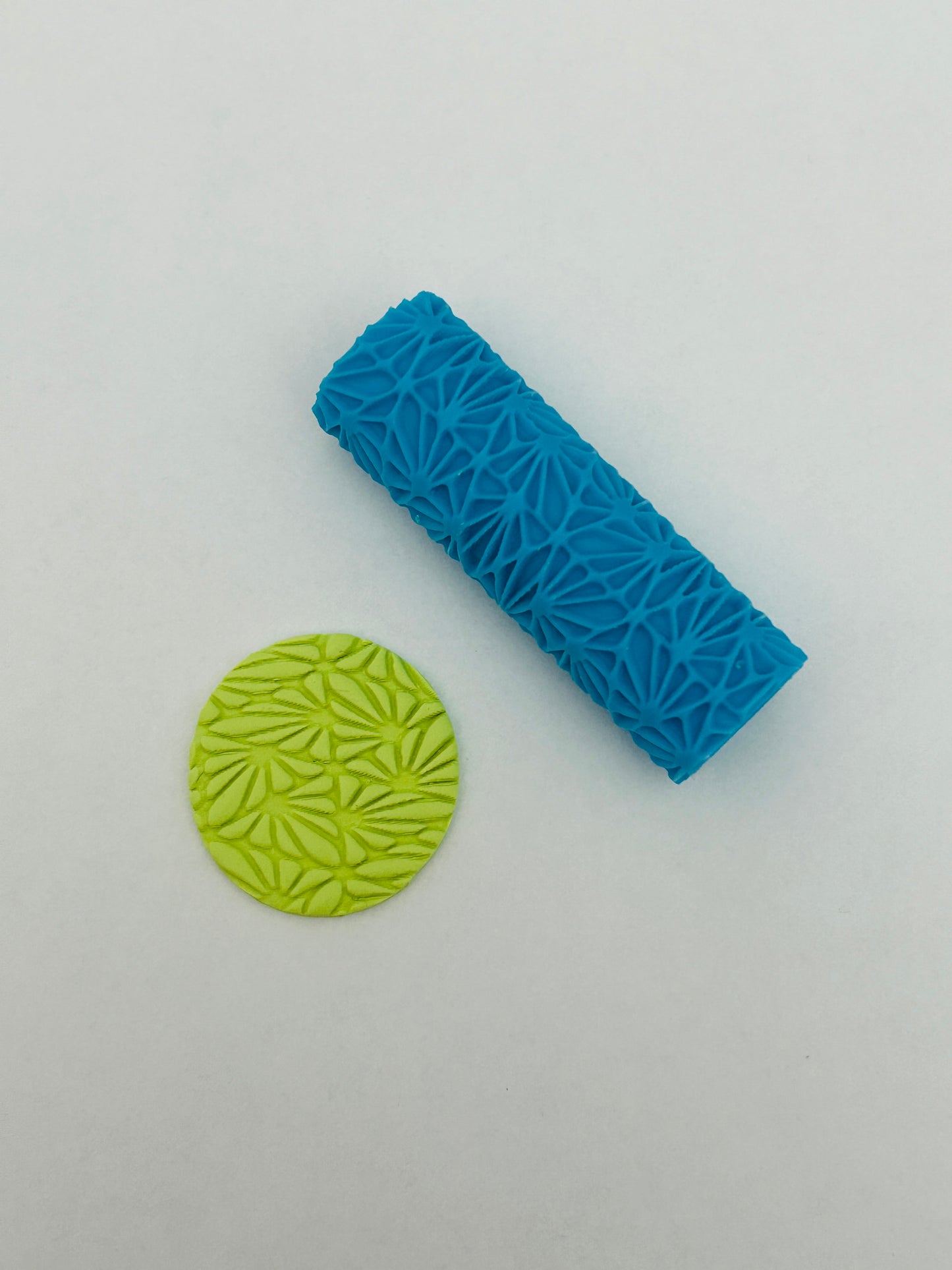 Modern Triangle Rays Pattern Texture Roller For Polymer Clay