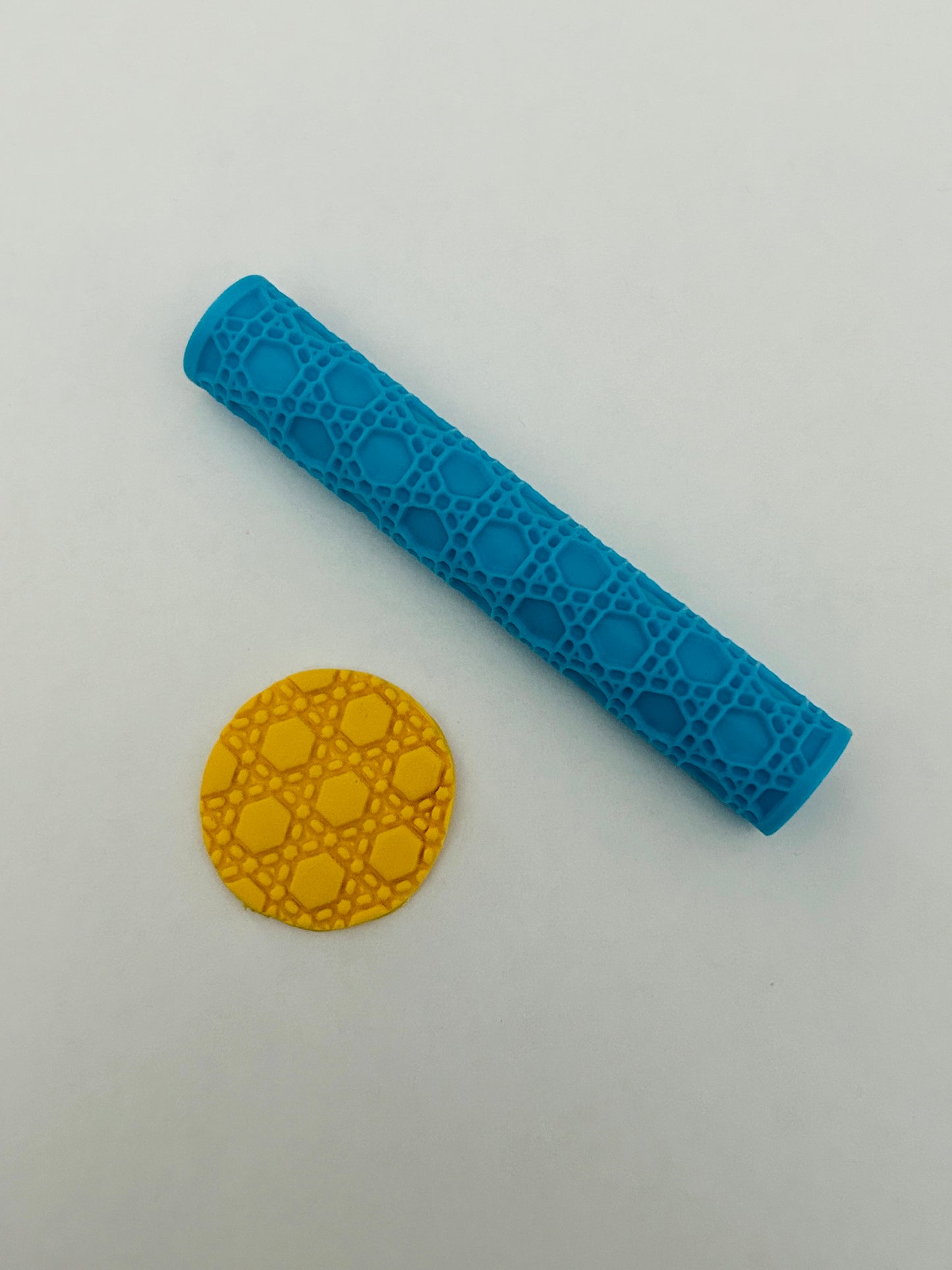 Wicker Pattern Texture Roller For Polymer Clay
