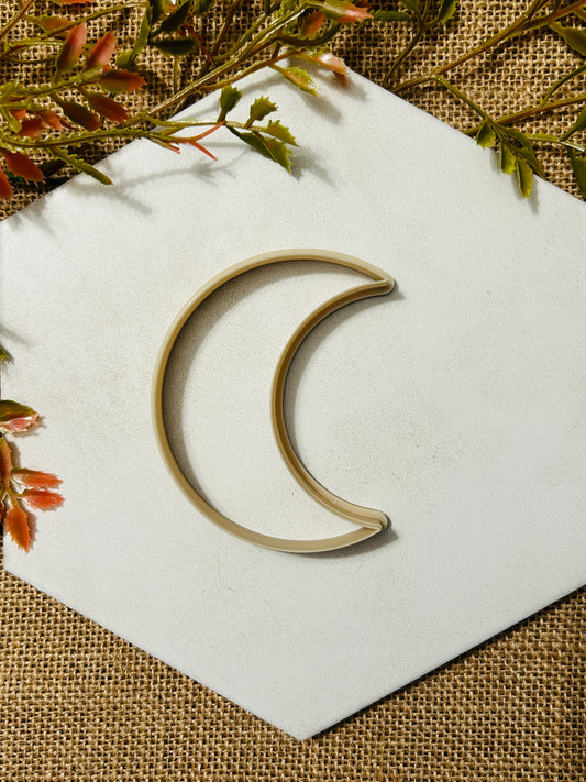 Crescent Moon Ornament Polymer Clay Cutter