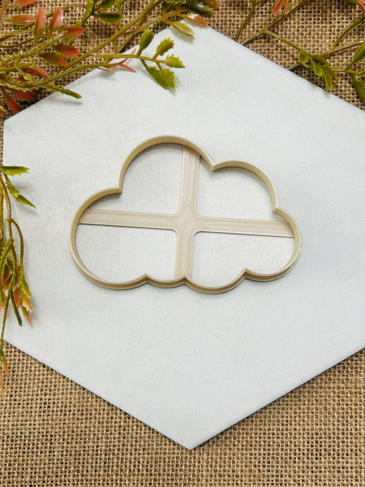 Cloud Outline Trinket Dish Polymer Clay Cutter