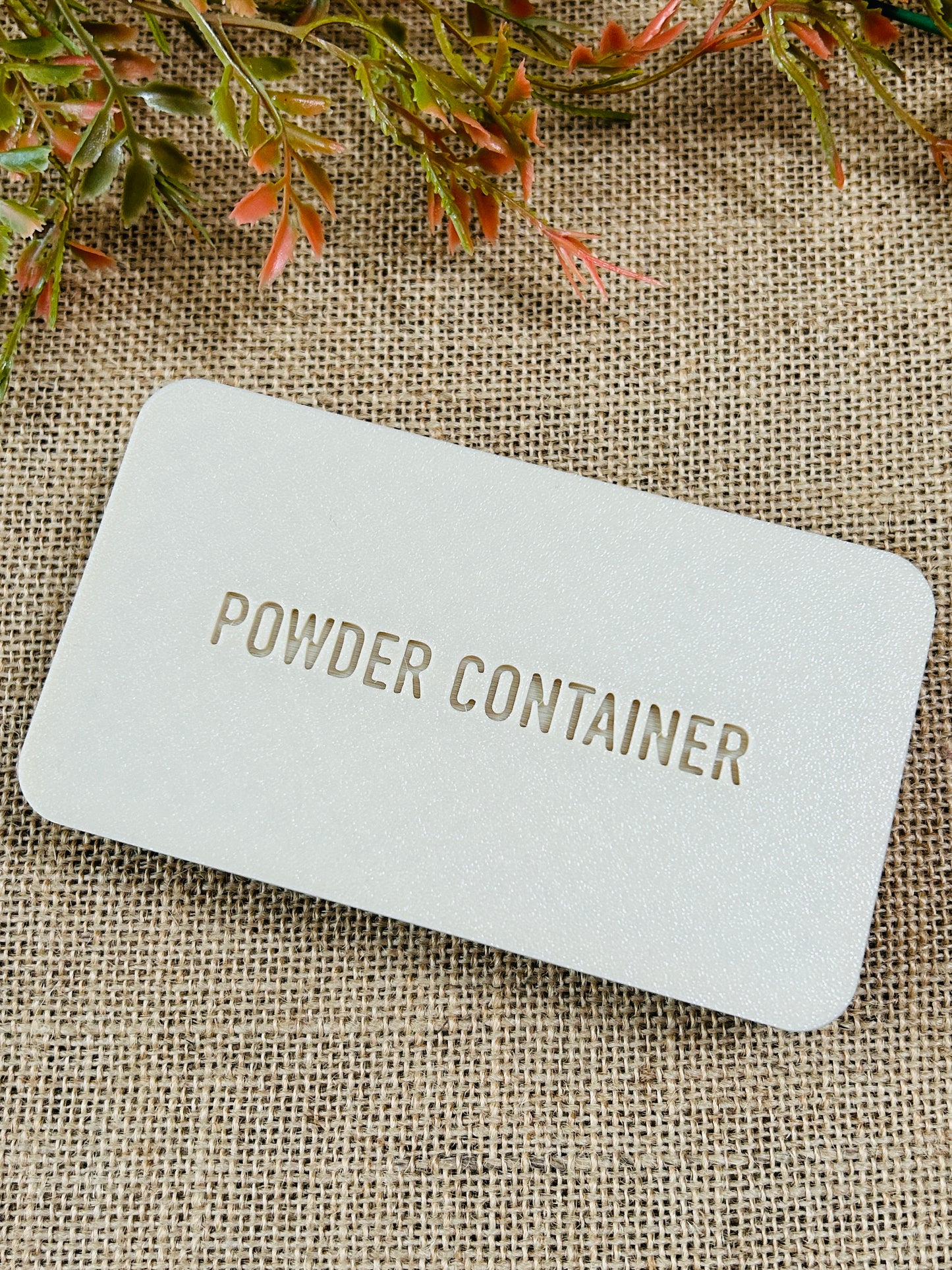 Cornstarch Powder Holder Container