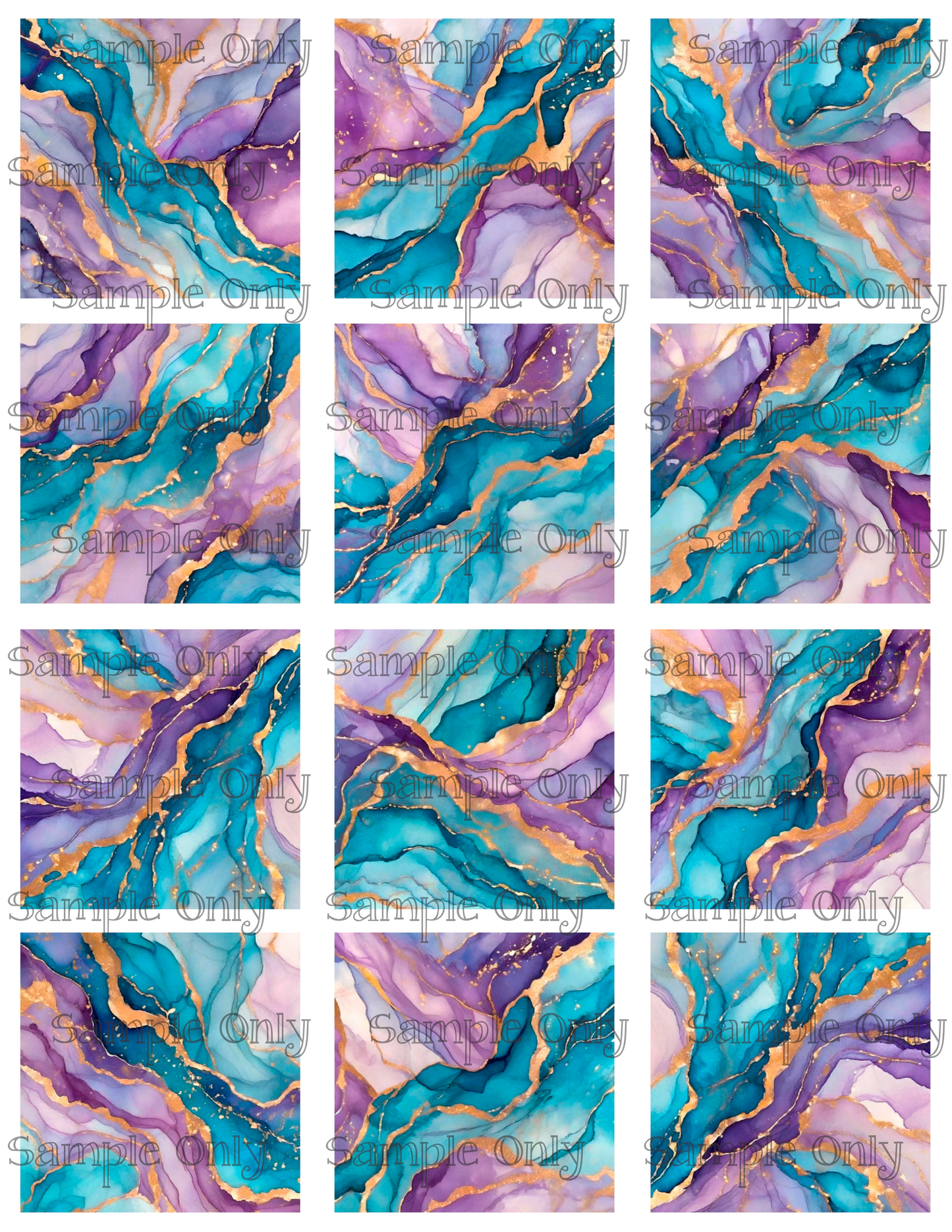 Just Dreamy Faux Ink 2 Inch Image Transfer Sheet For Polymer Clay