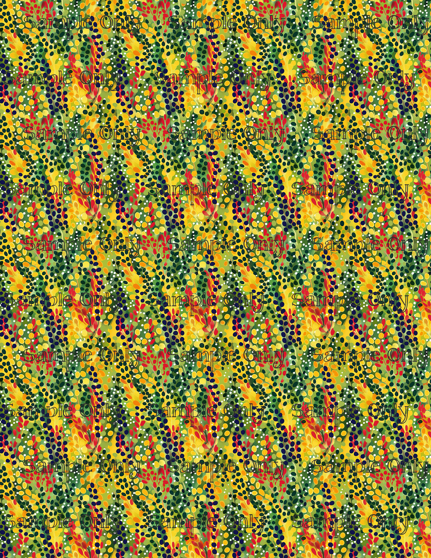 Tribal Splash Abstract Pattern Image Transfer Sheet For Polymer Clay
