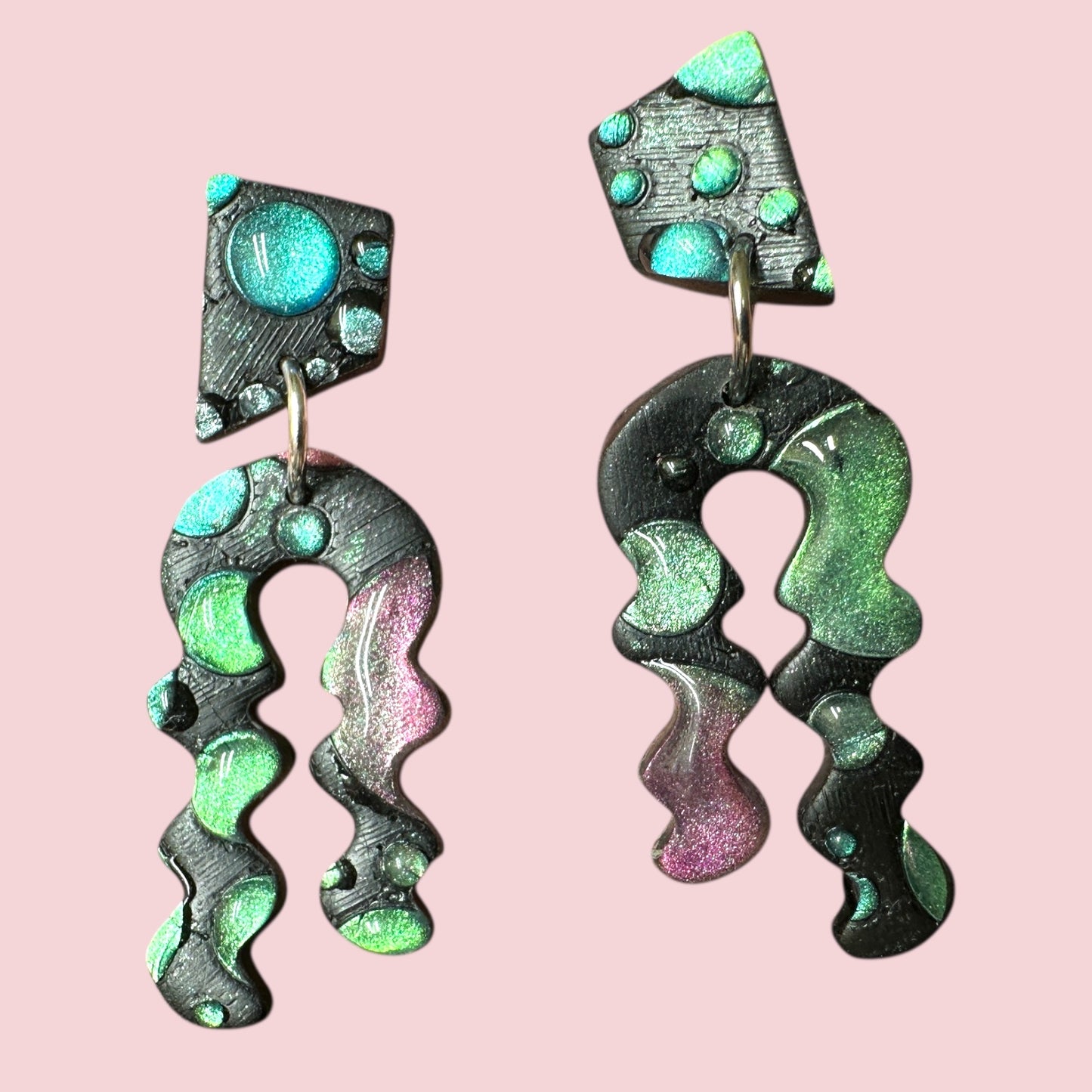 2pc Asymmetrical Wavy Arch Cutter Set Polymer Clay Cutter 6 Sizes You Choose