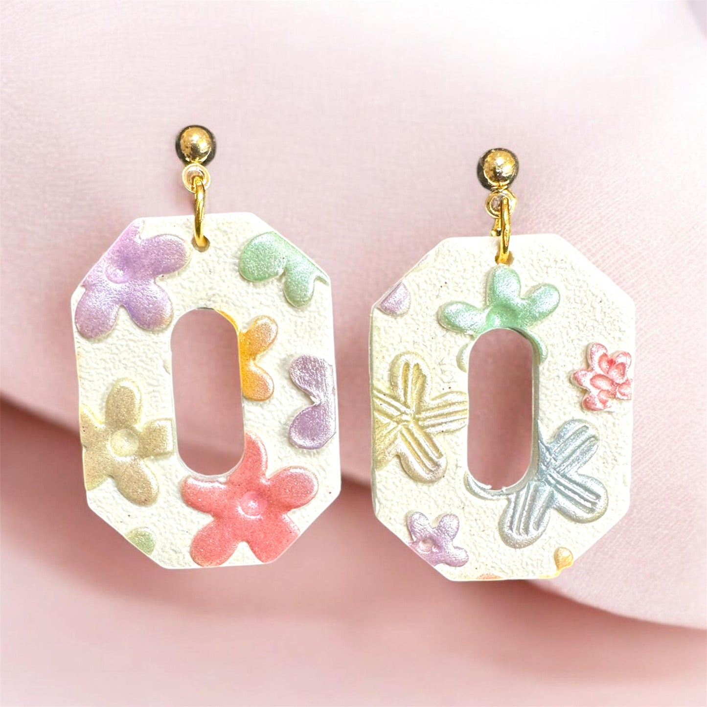 Chubby Octagon Cut Out Center Polymer Clay Cutter 8 Sizes You Choose