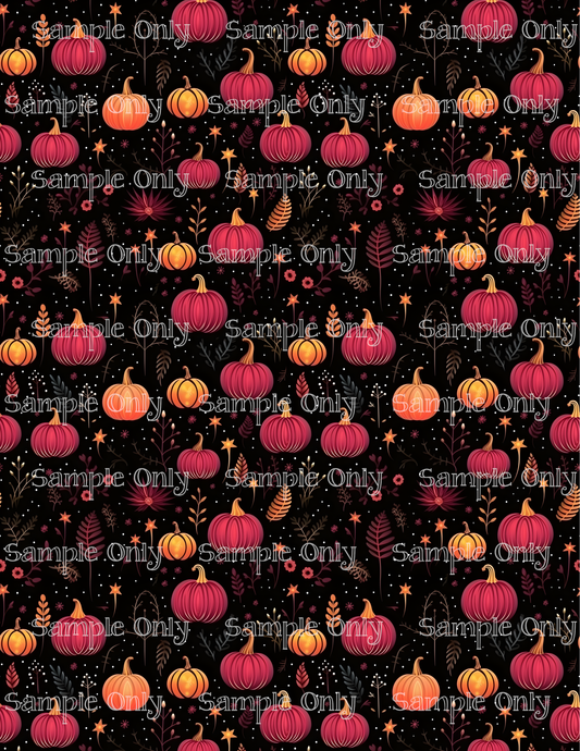 Halloween Pumpkins 01 Image Sheet For Polymer Clay Transfer Decal DIGITAL FILE OR PRINTED