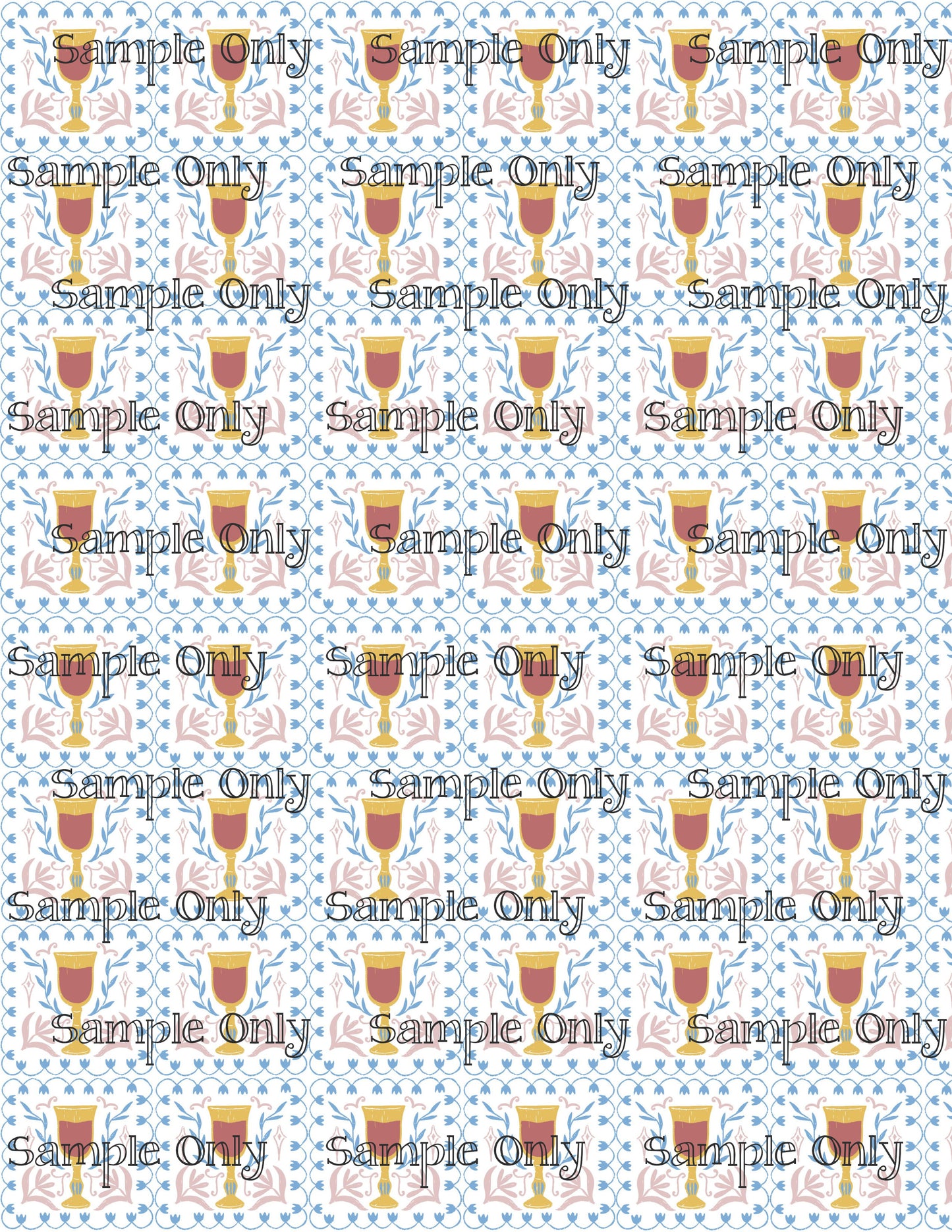 Hanukkah Pattern 101 Image Sheet For Polymer Clay Transfer Decal DIGITAL FILE OR PRINTED