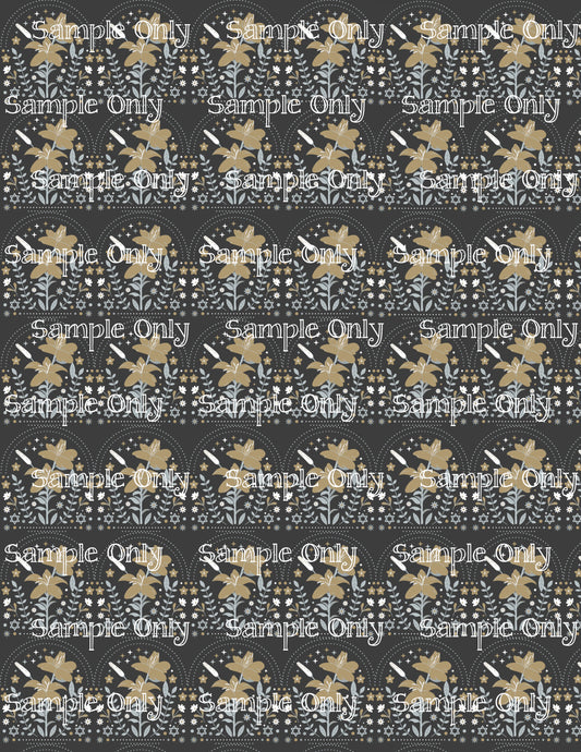 Hanukkah Pattern 02 Image Sheet For Polymer Clay Transfer Decal DIGITAL FILE OR PRINTED