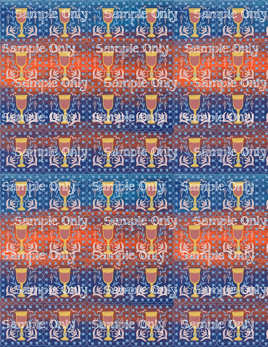 Hanukkah Pattern 40 Image Sheet For Polymer Clay Transfer Decal DIGITAL FILE OR PRINTED