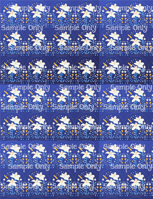 Hanukkah Pattern 42 Image Sheet For Polymer Clay Transfer Decal DIGITAL FILE OR PRINTED